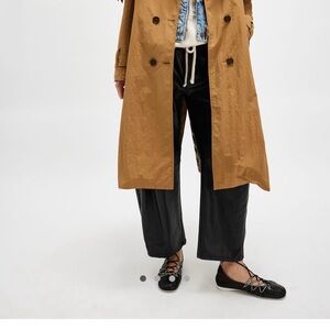 TACH Tan Jacket with Plaid Detail